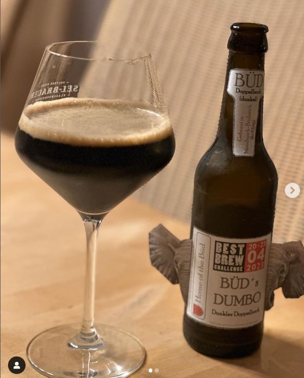 Dumbo - dunkler Doppelbock im Glas