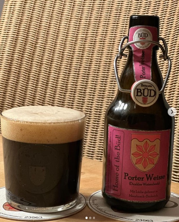 Porter Weisse im Büd Glas