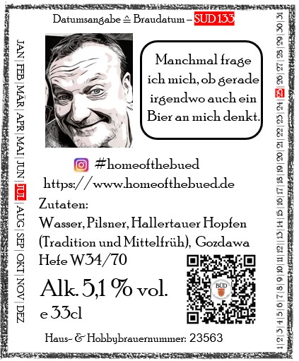 Helles Rückenetikett