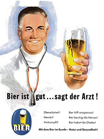 Bier ist gut Plakat